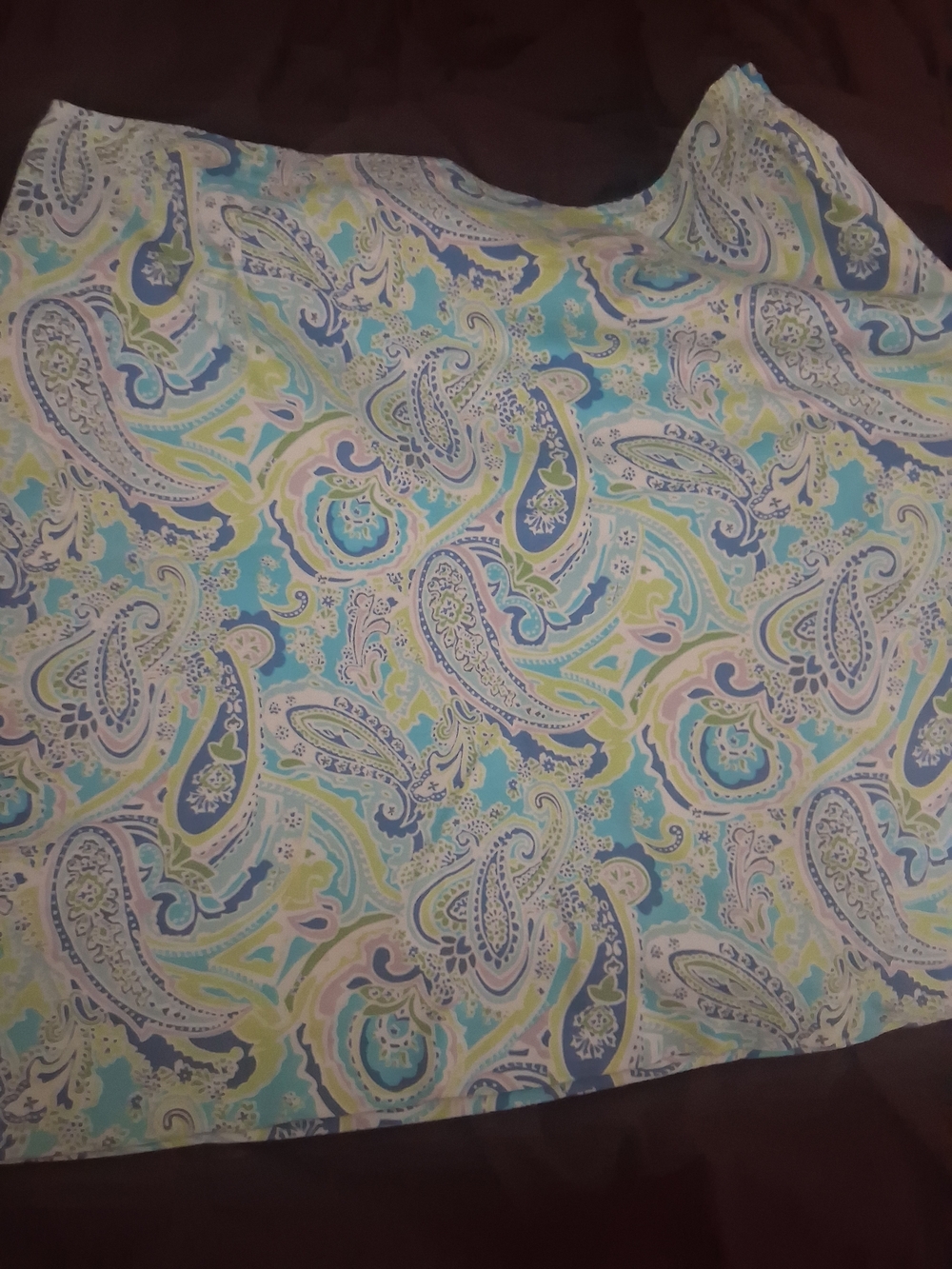 LJaclyn Smith Paisley Skirt - Blue, Green, Cream